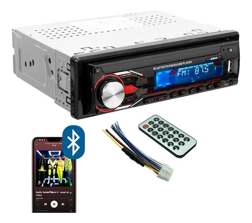 Autoestereo Bluetooth Pantalla  Mp3 Usb Desmontable Fm 