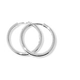 Aros Argollas 18mm Plata Fina 925