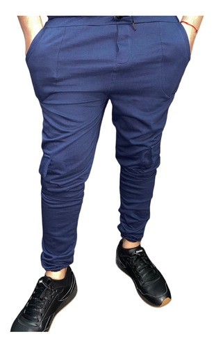 Jogging Jogger Babucha Cargo Bolsillos Hombre 