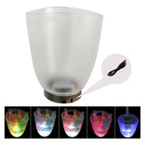 Cubeta De Hielo Led Pesandy, 4l De Gran Capacidad Cubitera D