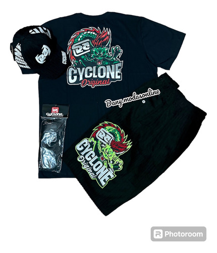 Conjunto Cyclone Masculino. Veludo