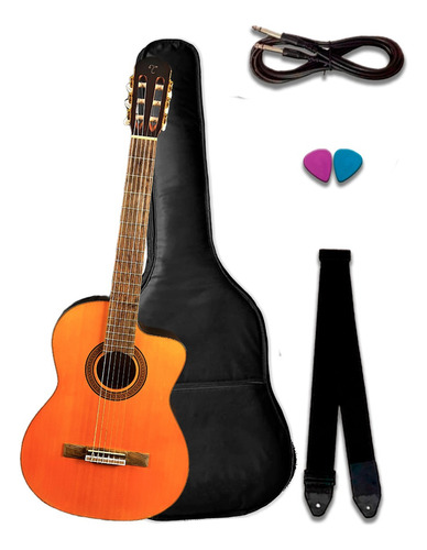 Violão Eletroacustico Takamine Gc5ce Kit Lx Oferta