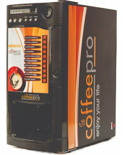 Expendedora Advance 10 Black Coffee Pro  Vending Superaut.