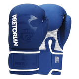 Luva Boxe Muay Thai First Fx2 Pretorian Azul + Bolsa