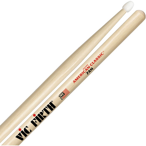 Baquetas En Nogal Con Punta De Nylon Vic Firth American