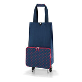 Carrito De Compras Plegable Foldabletrolley - Mixed Dots Red