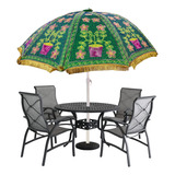 Marusthali Handmade Embriodery Decorative Garden Umbrella, .