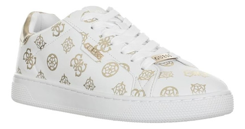 Tenis Mujer Guess Gbg Renzy Casuales Sneakers Blanco Logo