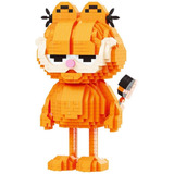 Garfield Building Blocks Puzzle Micro 3d Figuras De Plástico