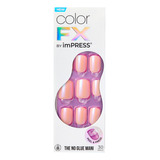 Uñas Impress Kiss Color Fx - Modelo Satellite