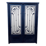 Elcarreton Puerta 2 Hojas Estilo Antiguo En Hierro 160x220cm