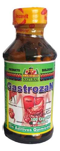  Gastritis Gastrozan Suplemento Alimenticio 100 Capsulas