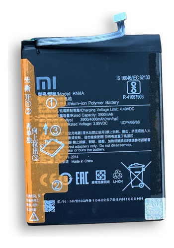 Bate-ira  Compatível Redmi Note 7/ Note 7 Pro (bn4a)