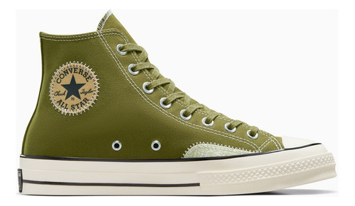 Botitas Converse All Star Chuck 70 Lona Verde Exclusiva