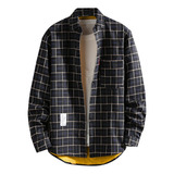 Camisa Y Chaqueta De Invierno K De Felpa Gruesa Y Cálida A C