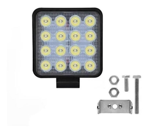 Foco Neblinero Led 48w 4x4 Auto Camioneta Cuadrado