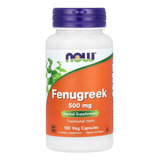 Feno-grego 500mg Now Foods 100 Caps Importado