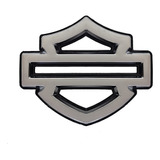 Emblema Harley Davidson Para Tanque Gasolina Cromo/negro