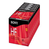 Sony 10c60hfl Grabadoras De Casete Hf De 60 Minutos - 10 La.