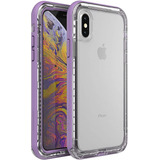 Funda Para iPhone XS/x, Transparente/violeta/resistente