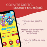 Galinha Pintadinha Mini Convite Interativo Virtual Whatsapp