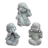 3 Estatuas De Monje, Buda Pequeño, Monje Pequeño, Adornos