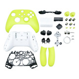 Carcaça Amarelo E Branco Controle De Xbox One Series S Ou X