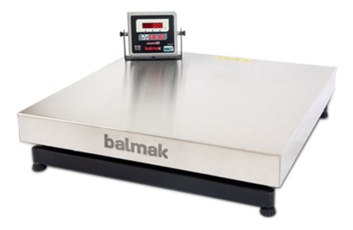 Balança Industrial Digital Balmak Bk-inox Com Bateria 300kg 90v/250v 60 cm X 46 cm