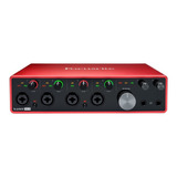 Interfaz De Audio Focusrite Scarlett 18i8 100v/240v 3.ª  Gen