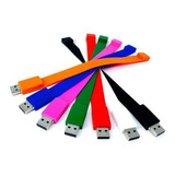 Usb Memoria 4gb Pulsera/silicon Económica Logo 5pz Ut Usb037