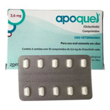 Apoquel Anti Coceira Cães 3,6 Mg - Original