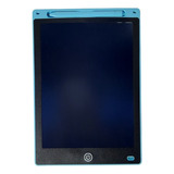 Lousa Mágica Infantil Tablet Tela Lcd Desenhar Escrever 10 Cor Azul