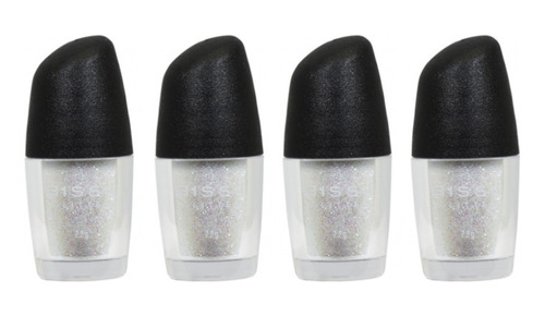 Glitter Para Rostro O Uñas Bissú Tono 17 Blanco 4pz