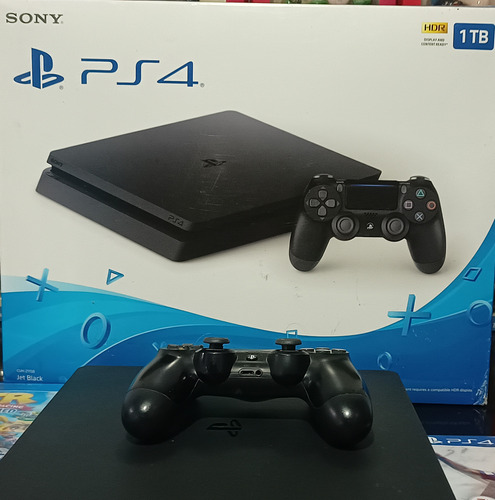 Consola Playstation 4 Sony Slim De 1 Tb Negro 1 Control