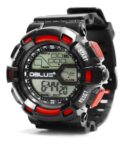 Reloj Deportivo Digital Rojo Dbrgs01r Mertel