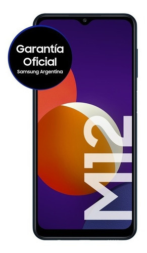 Celular Samsung Galaxy M12 128gb + 4gb Ram Dual Sim Liberado Color Negro