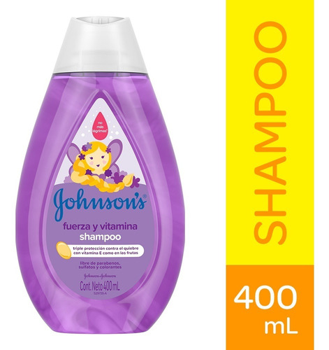 Shampoo Johnsons Baby Fuerza Y Vitamina 400 Ml