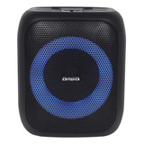 Alto-falante Bluetooth Portátil Aiwa Karaoke Tws 20w Aw-pok9t Cor Preta