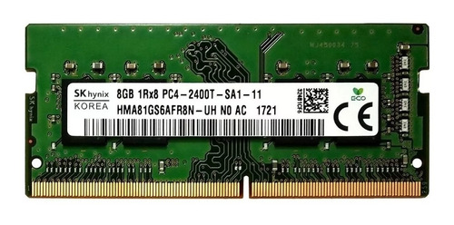 Ddr4 8gb Memoria Ram Laptop Pc4-2400t Sodimm Varias Marcas