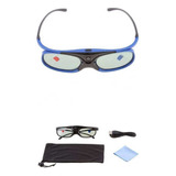 Óculos 3d Recarregáveis Dlp Link 2 Peças Para Todos