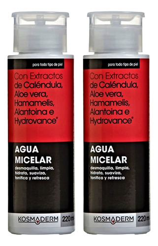 2 Agua Micelar 220ml - L a $31750