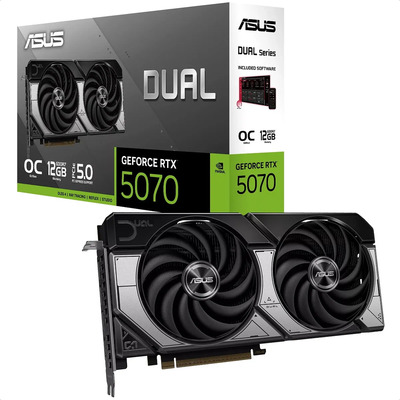 Tarjeta De Video Asus Dual Geforce Rtx 5070 12gb Gddr7 Oc | Envío gratis
