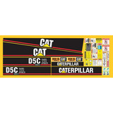 Kit De Calcomanías Para Caterpillar D5c Xl Series 3