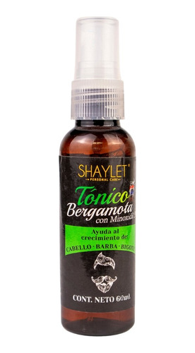 Tonico Bergamota Y Minoxidil Shanaturals 60 Ml