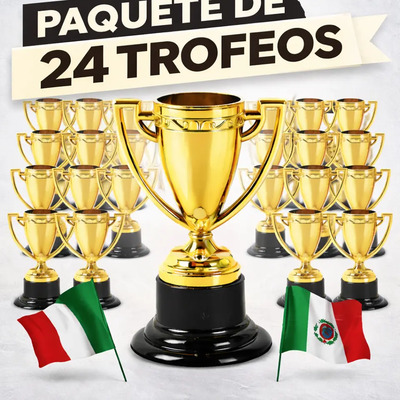 Banna 24 Copa Trofeo Premio Estatuilla Dorada 10cm Fiesta Recuerdo Trofeo Trofeos Deportivos Antiguedades Trofeos Futbol Economicos | MercadoLibre