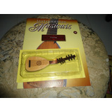 Coleção Salvat Instrumentos Musicais Miniatura Tiorba N°46