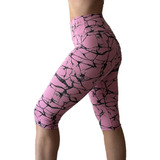 Calza Capri De Lycra Sublimada Tiro Alto!