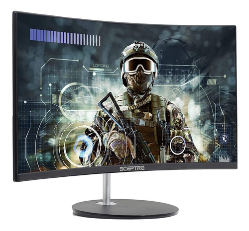 Monitor Led Curvo Sceptre 24 75 Hz 1080p 98% Sgb Hdmi