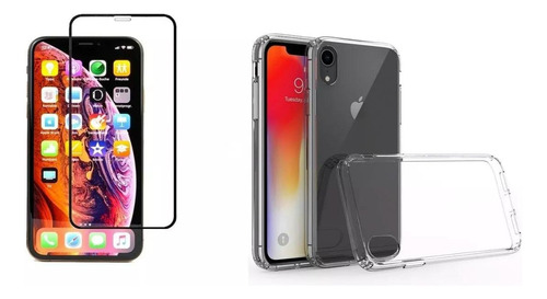 Funda Acrílico + Templado Full Compatible Con iPhone XR