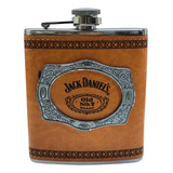 Petaca De Acero Inoxidable 7 Oz Jack Daniels